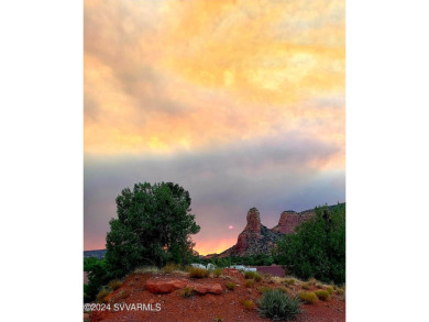 Stunning red rock views of Courthouse and Bell Rock from this on Canyon Mesa Country Club in Arizona - for sale on GolfHomes.com, golf home, golf lot