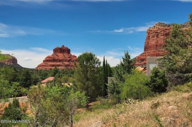 Stunning red rock views of Courthouse and Bell Rock from this on Canyon Mesa Country Club in Arizona - for sale on GolfHomes.com, golf home, golf lot