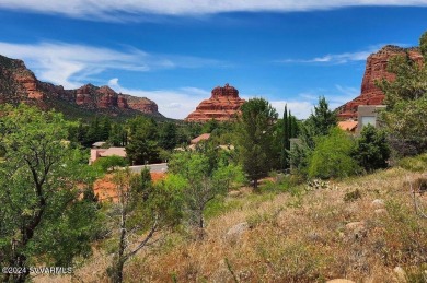 Stunning red rock views of Courthouse and Bell Rock from this on Canyon Mesa Country Club in Arizona - for sale on GolfHomes.com, golf home, golf lot