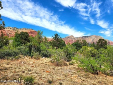 Stunning red rock views of Courthouse and Bell Rock from this on Canyon Mesa Country Club in Arizona - for sale on GolfHomes.com, golf home, golf lot