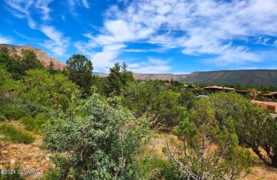 Stunning red rock views of Courthouse and Bell Rock from this on Canyon Mesa Country Club in Arizona - for sale on GolfHomes.com, golf home, golf lot