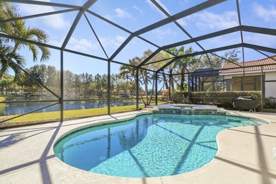BEAUTIFULLY UPDATED POOL & SPA HOME IN PGA VILLAGE WITH LAKE on PGA Golf Club in PGA Village in Florida - for sale on GolfHomes.com, golf home, golf lot