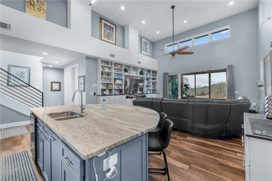 Stunning contemporary home on golf course with panoramic views on The Trail At Chickasaw Pointe in South Carolina - for sale on GolfHomes.com, golf home, golf lot