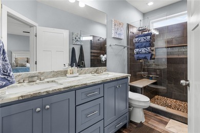 Stunning contemporary home on golf course with panoramic views on The Trail At Chickasaw Pointe in South Carolina - for sale on GolfHomes.com, golf home, golf lot