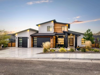 This Boulder Point home is designed for modern living with on Warm Springs Golf Club in Idaho - for sale on GolfHomes.com, golf home, golf lot