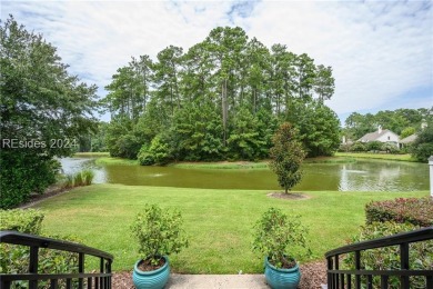 Stunning estate home situated on Eagle Lake in Berkeley Hall on Eagles Pointe Golf Club in South Carolina - for sale on GolfHomes.com, golf home, golf lot