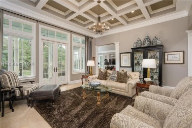 Stunning estate home situated on Eagle Lake in Berkeley Hall on Eagles Pointe Golf Club in South Carolina - for sale on GolfHomes.com, golf home, golf lot