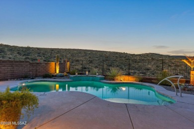 Beautiful Mountain views + saltwater pool set the tone for this on The Preserve in Arizona - for sale on GolfHomes.com, golf home, golf lot