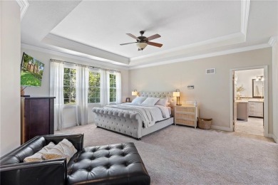 Custom built home on private, large, treed lot with lake views on Loch Lloyd Country Club in Missouri - for sale on GolfHomes.com, golf home, golf lot
