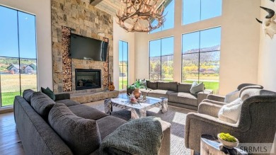Positioned on the 18th green of the prestigious Teton Springs on Teton Springs Resort and Club in Idaho - for sale on GolfHomes.com, golf home, golf lot