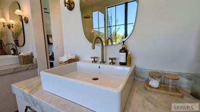 Positioned on the 18th green of the prestigious Teton Springs on Teton Springs Resort and Club in Idaho - for sale on GolfHomes.com, golf home, golf lot