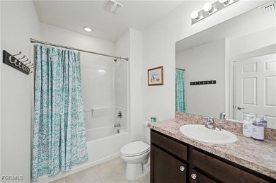 This charming 2019 well cared for 3/2 Eastham floorplan with on Sabal Springs Golf and Racquet Club in Florida - for sale on GolfHomes.com, golf home, golf lot