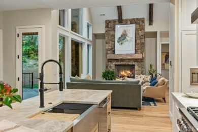 Introducing a brand new, light-filled modern mountain residence on Burlingame Country Club in North Carolina - for sale on GolfHomes.com, golf home, golf lot