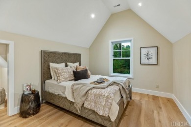 Introducing a brand new, light-filled modern mountain residence on Burlingame Country Club in North Carolina - for sale on GolfHomes.com, golf home, golf lot