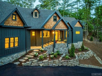 Introducing a brand new, light-filled modern mountain residence on Burlingame Country Club in North Carolina - for sale on GolfHomes.com, golf home, golf lot