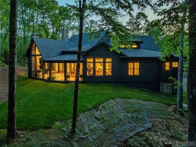 Introducing a brand new, light-filled modern mountain residence on Burlingame Country Club in North Carolina - for sale on GolfHomes.com, golf home, golf lot