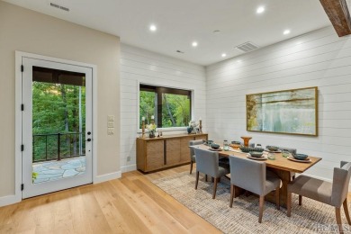 Introducing a brand new, light-filled modern mountain residence on Burlingame Country Club in North Carolina - for sale on GolfHomes.com, golf home, golf lot