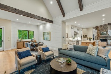 Introducing a brand new, light-filled modern mountain residence on Burlingame Country Club in North Carolina - for sale on GolfHomes.com, golf home, golf lot