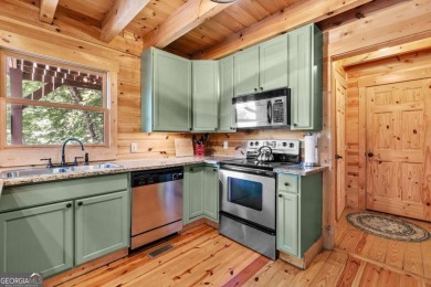 Mountain chalet with views of Sharptop Mountain in the Amenity on Bent Tree Golf Course in Georgia - for sale on GolfHomes.com, golf home, golf lot