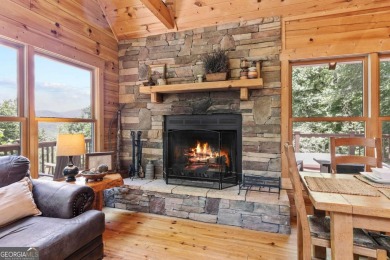 Mountain chalet with views of Sharptop Mountain in the Amenity on Bent Tree Golf Course in Georgia - for sale on GolfHomes.com, golf home, golf lot