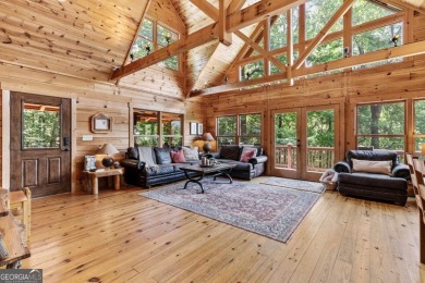 Mountain chalet with views of Sharptop Mountain in the Amenity on Bent Tree Golf Course in Georgia - for sale on GolfHomes.com, golf home, golf lot