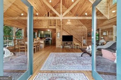 Mountain chalet with views of Sharptop Mountain in the Amenity on Bent Tree Golf Course in Georgia - for sale on GolfHomes.com, golf home, golf lot
