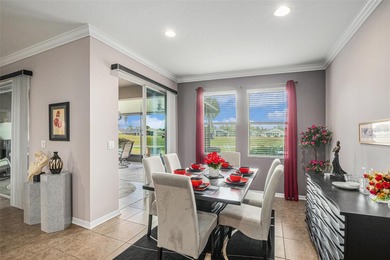 Located directly on the golf course, this sleek and modern home on Tampa Bay Golf and Country Club in Florida - for sale on GolfHomes.com, golf home, golf lot