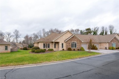 Welcome to this hard to find ONE LEVEL Brick Luxury Stone on Jamestown Park Golf Course in North Carolina - for sale on GolfHomes.com, golf home, golf lot