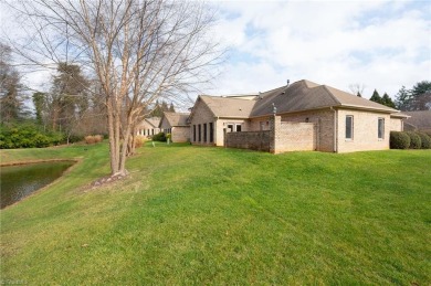 Welcome to this hard to find ONE LEVEL Brick Luxury Stone on Jamestown Park Golf Course in North Carolina - for sale on GolfHomes.com, golf home, golf lot