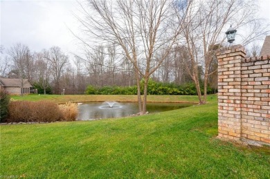 Welcome to this hard to find ONE LEVEL Brick Luxury Stone on Jamestown Park Golf Course in North Carolina - for sale on GolfHomes.com, golf home, golf lot