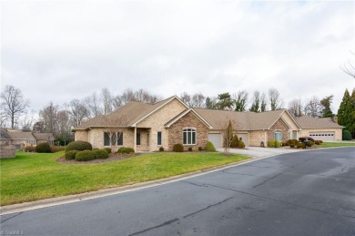 Welcome to this hard to find ONE LEVEL Brick Luxury Stone on Jamestown Park Golf Course in North Carolina - for sale on GolfHomes.com, golf home, golf lot