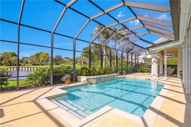 Built to the highest standards, this light-filled custom home is on Bentley Village Golf Course in Florida - for sale on GolfHomes.com, golf home, golf lot