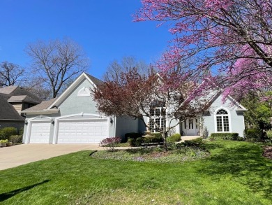 Stunning, impeccable Saloga built ranch with a spectacular on Bliss Creek Golf Club in Illinois - for sale on GolfHomes.com, golf home, golf lot