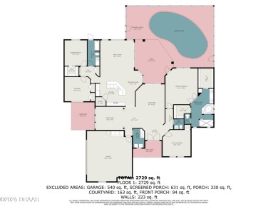 Welcome to this meticulously maintained custom home designed by on Halifax Plantation Golf Club in Florida - for sale on GolfHomes.com, golf home, golf lot