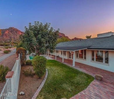 Discover the potential of this 3-bedroom, 3-bathroom luxury home on Mountain Shadows Executive Golf Course in Arizona - for sale on GolfHomes.com, golf home, golf lot