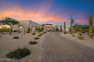 Discover Modern Desert Luxury, set on a private 1.52-ACRE on The Country Club At DC Ranch in Arizona - for sale on GolfHomes.com, golf home, golf lot