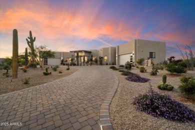 Discover Modern Desert Luxury, set on a private 1.52-ACRE on The Country Club At DC Ranch in Arizona - for sale on GolfHomes.com, golf home, golf lot