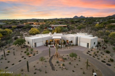 Discover Modern Desert Luxury, set on a private 1.52-ACRE on The Country Club At DC Ranch in Arizona - for sale on GolfHomes.com, golf home, golf lot