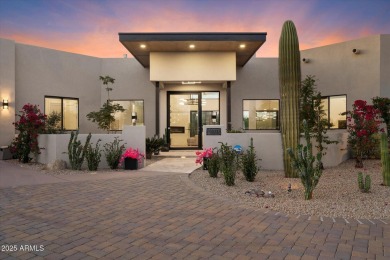 Discover Modern Desert Luxury, set on a private 1.52-ACRE on The Country Club At DC Ranch in Arizona - for sale on GolfHomes.com, golf home, golf lot
