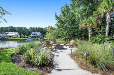 Incredible custom home on the water with bulkhead and boat slip on Hampton Hall Club in South Carolina - for sale on GolfHomes.com, golf home, golf lot