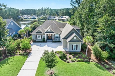 Incredible custom home on the water with bulkhead and boat slip on Hampton Hall Club in South Carolina - for sale on GolfHomes.com, golf home, golf lot