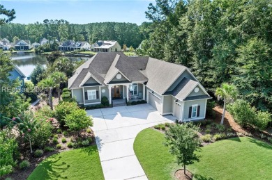 Incredible custom home on the water with bulkhead and boat slip on Hampton Hall Club in South Carolina - for sale on GolfHomes.com, golf home, golf lot