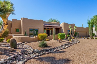 Exquisite Territorial home situated on the 13th hole of the on Tonto Verde Golf Club in Arizona - for sale on GolfHomes.com, golf home, golf lot