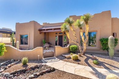 Exquisite Territorial home situated on the 13th hole of the on Tonto Verde Golf Club in Arizona - for sale on GolfHomes.com, golf home, golf lot