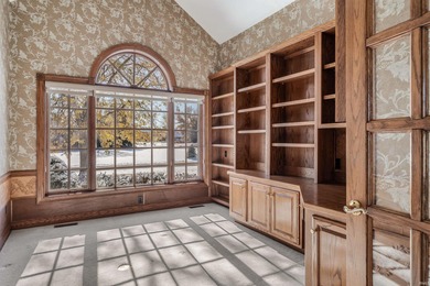 This sophisticated 5,700+ sq. ft. ranch in coveted Sycamore on Sycamore Hills Golf Club in Indiana - for sale on GolfHomes.com, golf home, golf lot