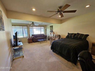 Get Your Winter Visit Started with this Furnished Two Bedroom on Sunland Village East Golf Course in Arizona - for sale on GolfHomes.com, golf home, golf lot