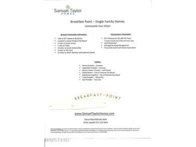 Stunning Sand Dune Floor Plan in Breakfast Point - Premium Lot on Hombre Golf Club in Florida - for sale on GolfHomes.com, golf home, golf lot