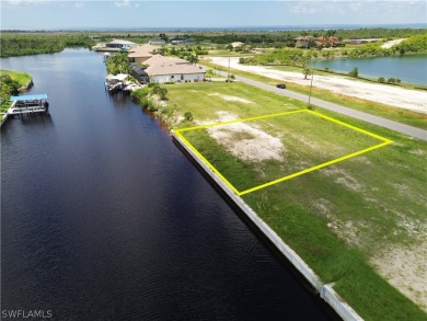 DIRECT GULF ACCESS lot with SEAWALL! This amazing location on Burnt Store Golf Club in Florida - for sale on GolfHomes.com, golf home, golf lot