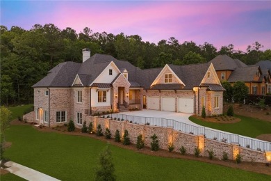 Recently completed, this residence quietly impresses with an on The Governors Towne Club in Georgia - for sale on GolfHomes.com, golf home, golf lot