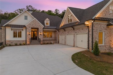 Recently completed, this residence quietly impresses with an on The Governors Towne Club in Georgia - for sale on GolfHomes.com, golf home, golf lot